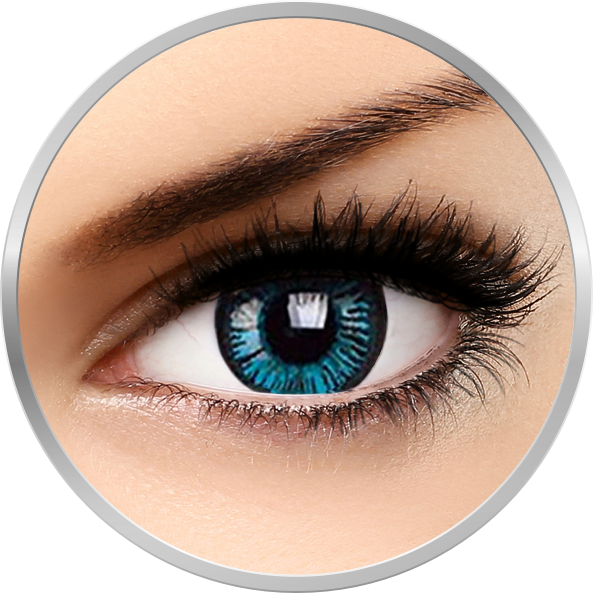 Beautiful Eyes Blue – lentile de contact colorate albastre trimestriale – 90 purtari (2 lentile/cutie) brand Phantasee cu comanda online