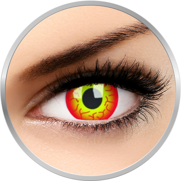 Crazy Darth Maul – lentile de contact colorate rosii anuale – 360 purtari (2 lentile/cutie) brand ColourVUE cu comanda online