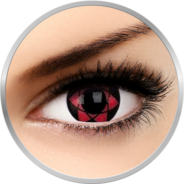 Fancy Starfire – lentile de contact colorate rosii/negre anuale – 360 purtari (2 lentile/cutie) brand Phantasee cu comanda online
