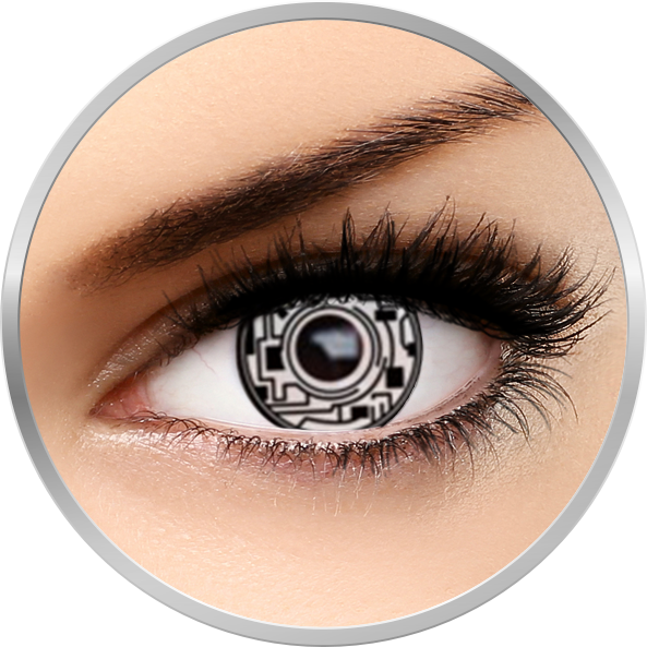 Fantaisie Cyborg – lentile de contact pentru Halloween anuale – 365 purtari (2 lentile/cutie) brand Auva Vision cu comanda online