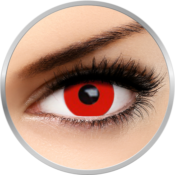Fantaisie Red Out – lentile de contact pentru Halloween anuale – 365 purtari (2 lentile/cutie) brand Auva Vision cu comanda online