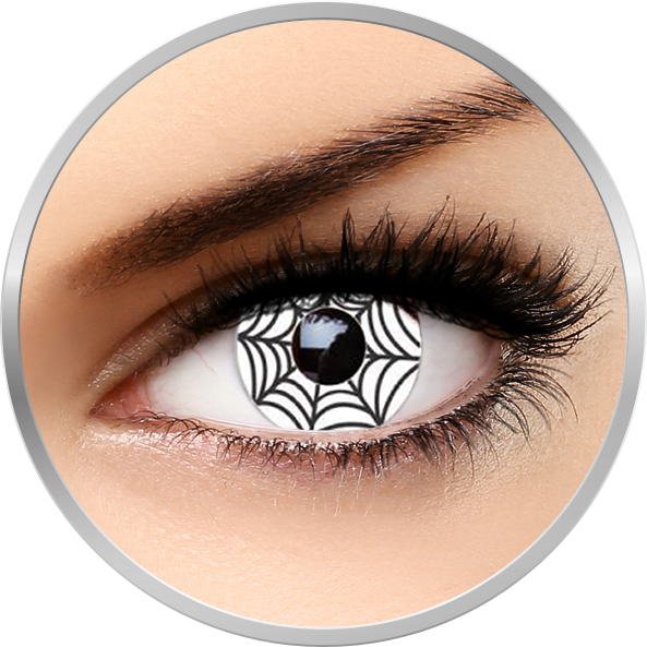Fantaisie Spider - lentile de contact pentru Halloween 1 purtare - One day (2 lentile/cutie) brand Auva Vision cu comanda online