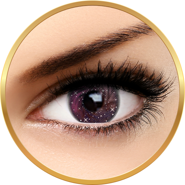 Fashion Lentilles Galaxy Pink – lentile de contact pentru Halloween anuale – 365 purtari (2 lentile/cutie) brand Auva Vision cu comanda online