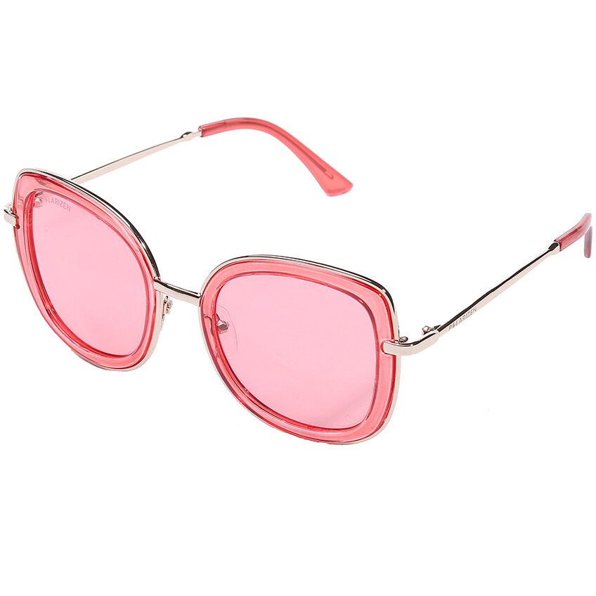 Ochelari de soare dama Polarizen 99068 Pink Supradimensionati originali cu comanda online