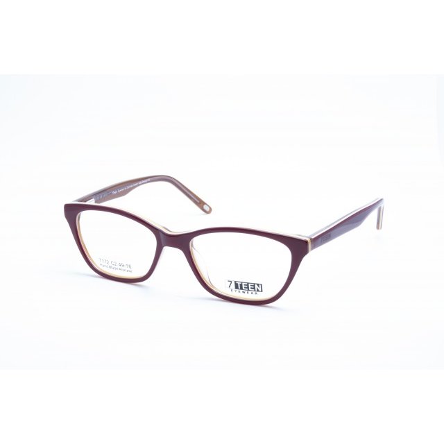 Rama ochelari de vedere dama 7TEEN T172 C2 Rectangulare originale cu comanda online