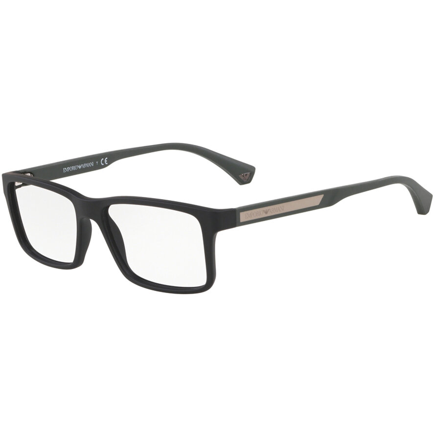 Rame ochelari de vedere Emporio Armani barbati EA3038 5758 Rectangulare originale cu comanda online
