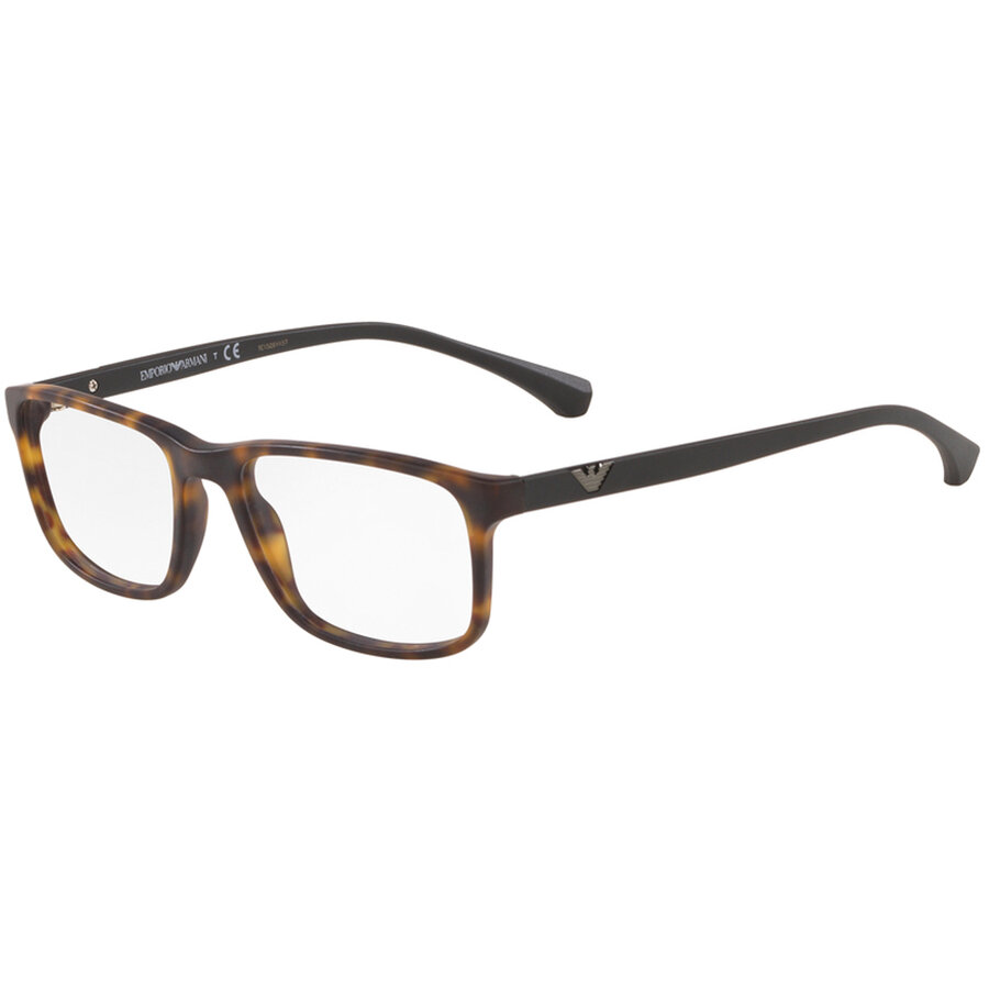 Rame ochelari de vedere Emporio Armani barbati EA3098 5089 Rectangulare originale cu comanda online