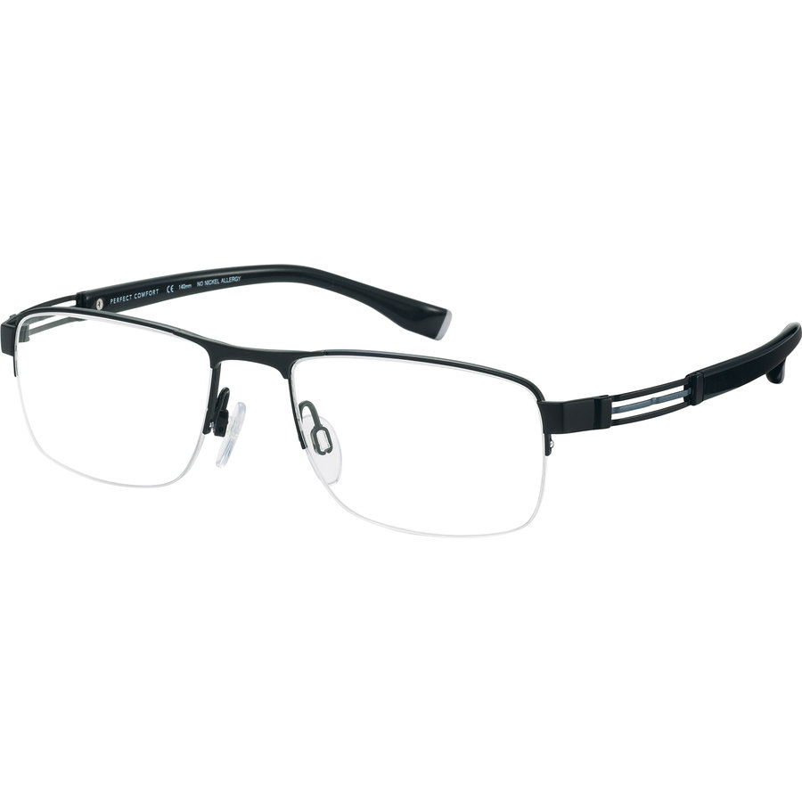 Rame ochelari de vedere barbati Charmant CH12305 BK Rectangulare originale cu comanda online