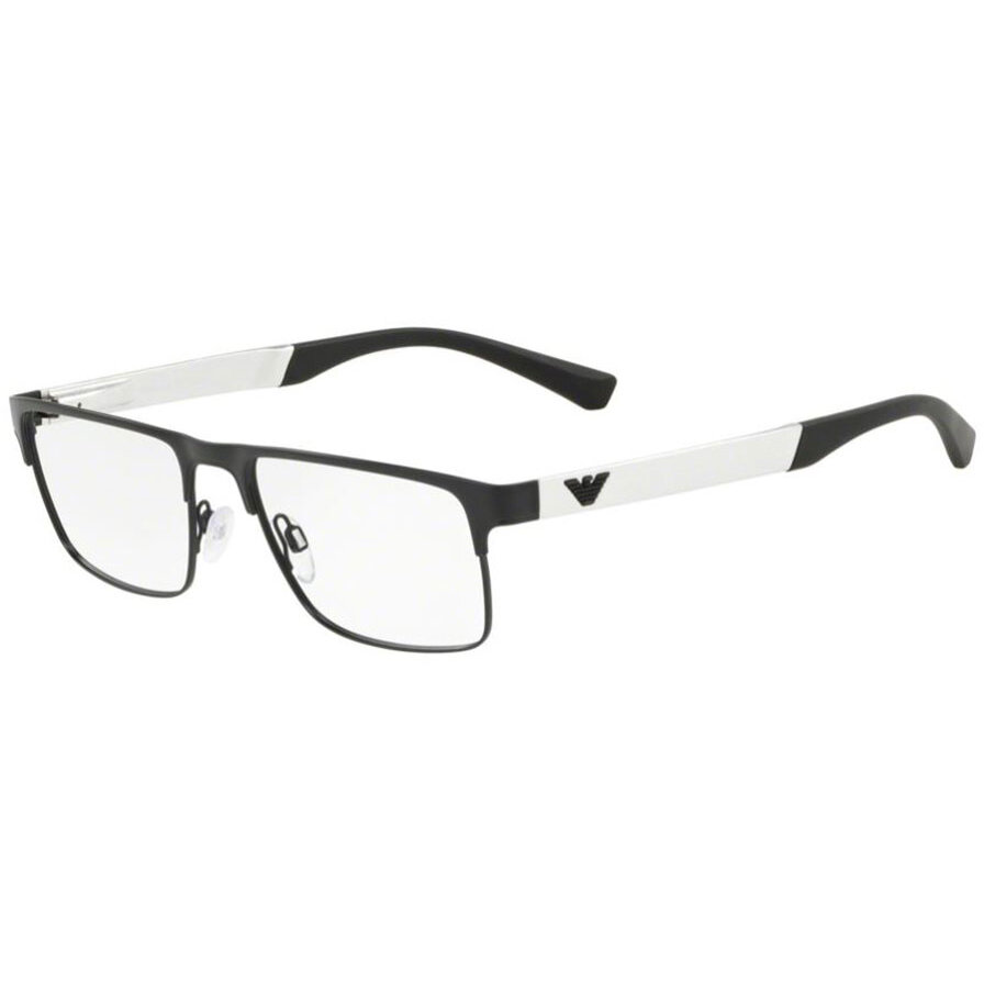 Rame ochelari de vedere barbati Emporio Armani EA1075 3001 Rectangulare originale cu comanda online
