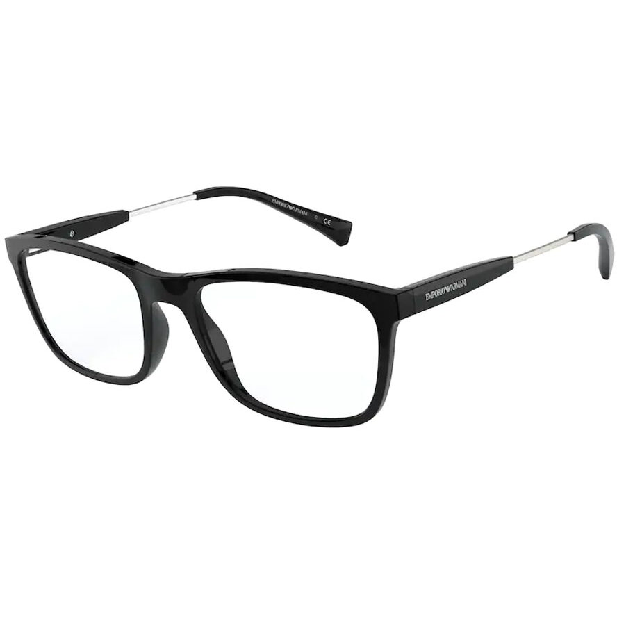 Rame ochelari de vedere barbati Emporio Armani EA3165 5001 Rectangulare originale cu comanda online