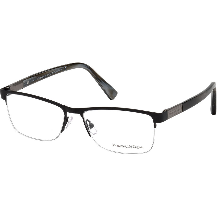Rame ochelari de vedere barbati Ermenegildo Zegna EZ5077 002 Patrate originale cu comanda online