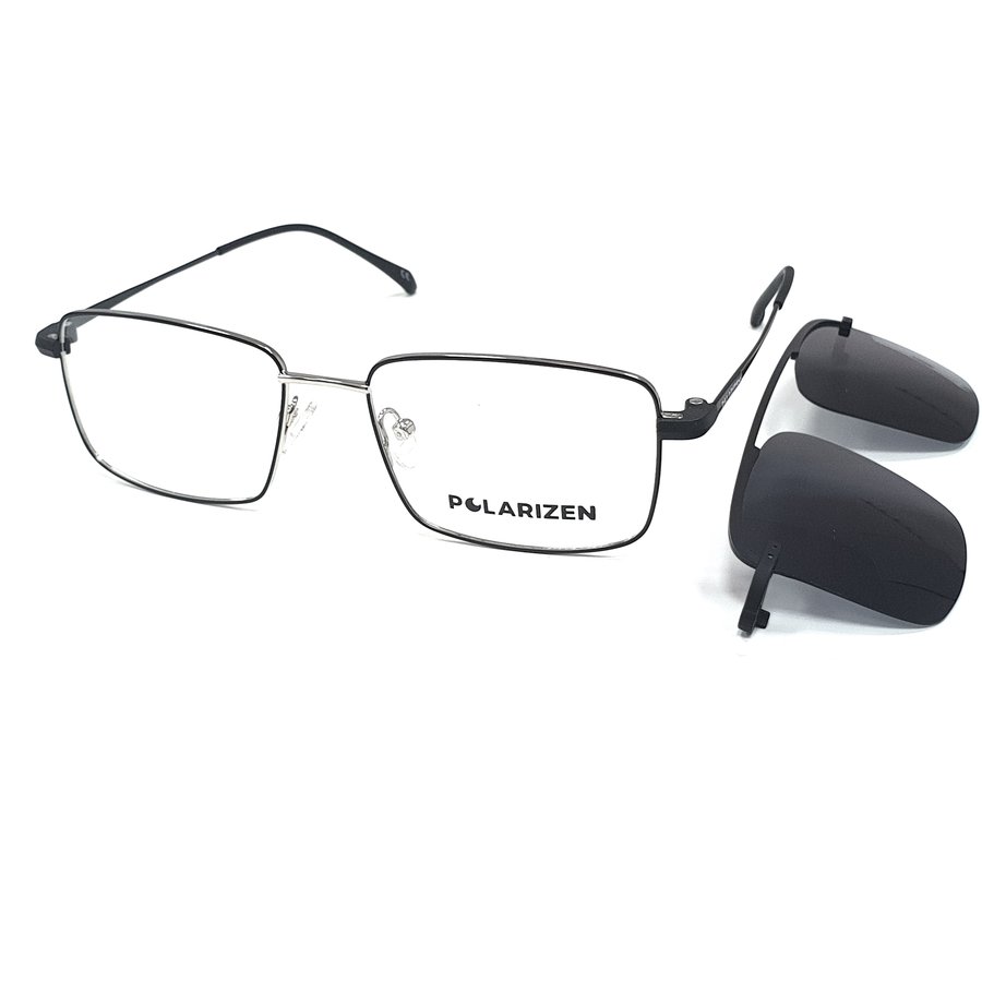 Rame ochelari de vedere barbati Polarizen CLIP-ON DC3046 C3 Clip-on originale cu comanda online