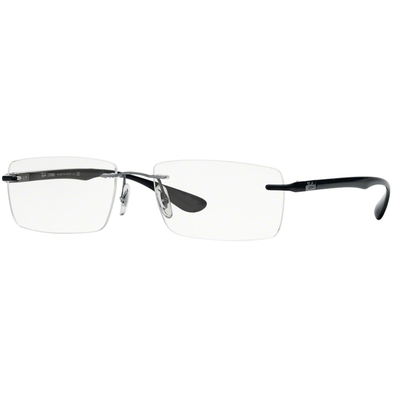 Rame ochelari de vedere barbati Ray-Ban RX8724 1000 Rectangulare originale cu comanda online