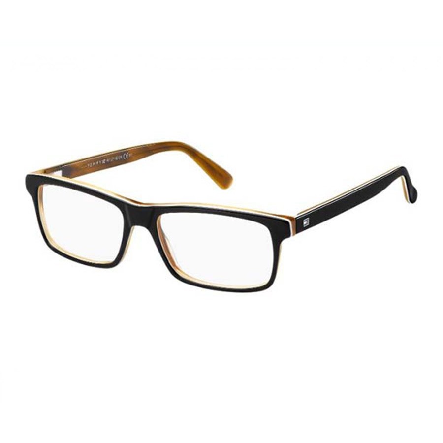 Rame ochelari de vedere barbati TOMMY HILFIGER (S) TH1328 UNO BLACK Rectangulare originale cu comanda online