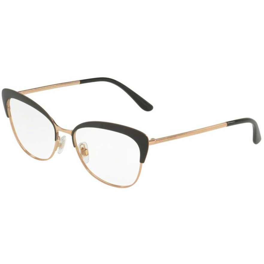 Rame ochelari de vedere dama Dolce & Gabbana DG1298 01 Ochi de pisica originale cu comanda online