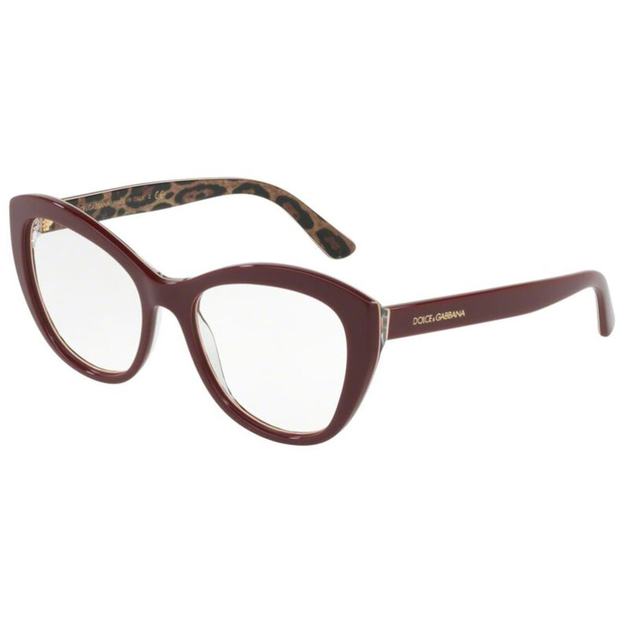 Rame ochelari de vedere dama Dolce & Gabbana DG3284 3156 Ochi de pisica originale cu comanda online