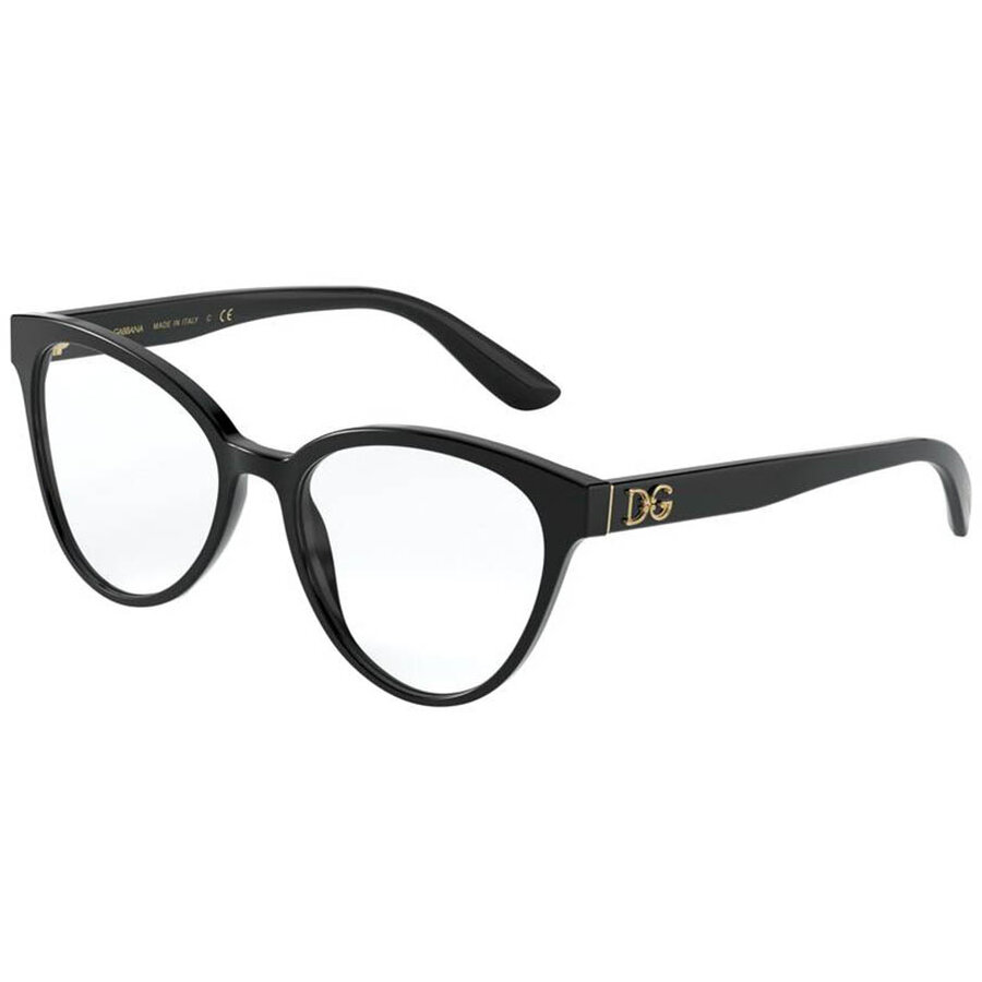 Rame ochelari de vedere dama Dolce & Gabbana DG3320 501 Rotunde originale cu comanda online