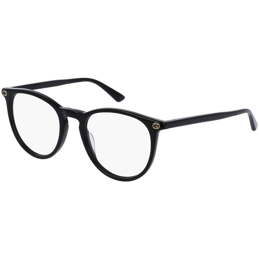 Rame ochelari de vedere dama Gucci GG0027O 001 Rotunde originale cu comanda online