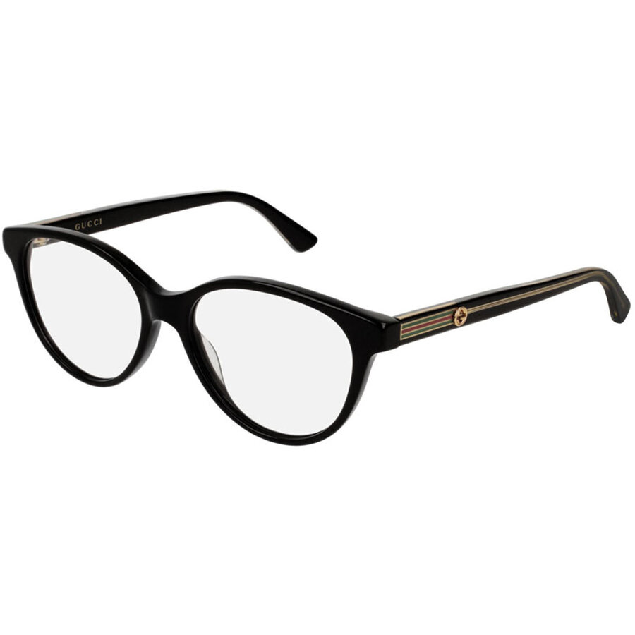 Rame ochelari de vedere dama Gucci GG0379O 001 Rotunde originale cu comanda online