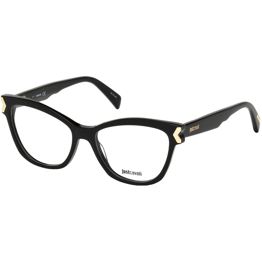 Rame ochelari de vedere dama Just Cavalli JC0807 001 Ochi de pisica originale cu comanda online