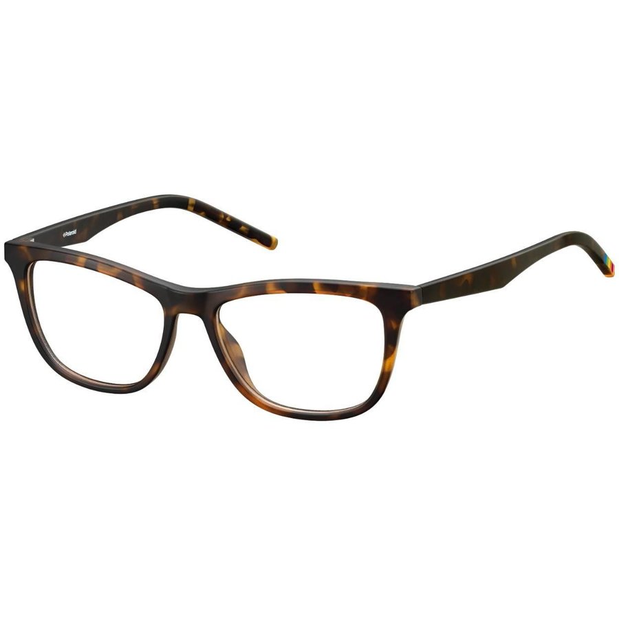 Rame ochelari de vedere dama POLAROID PLD D203 V08 Havana 54 Rectangulare originale cu comanda online