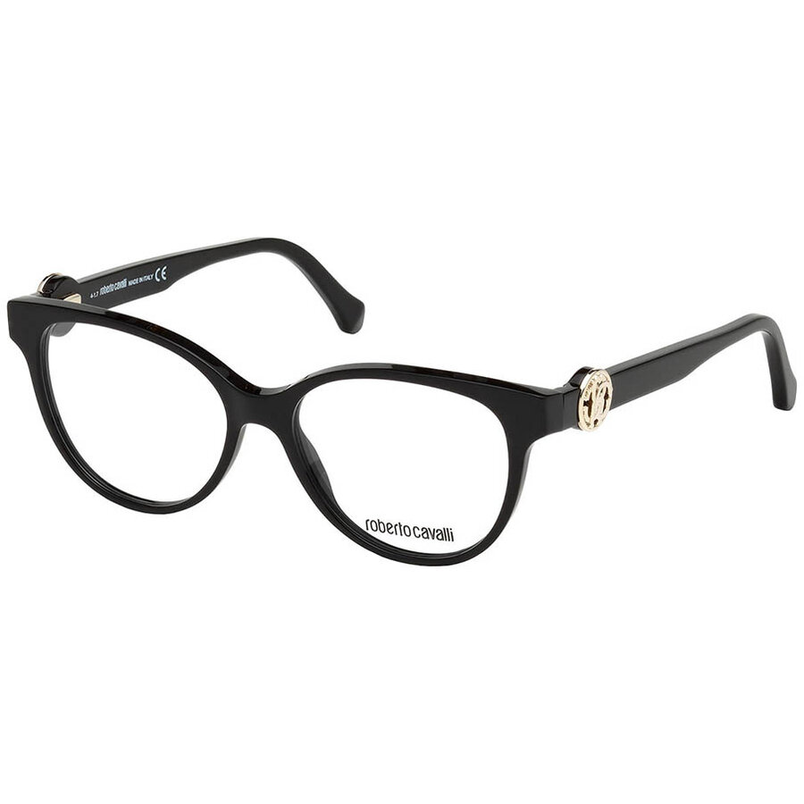 Rame ochelari de vedere dama Roberto Cavalli RC5047 001 Ochi de pisica originale cu comanda online
