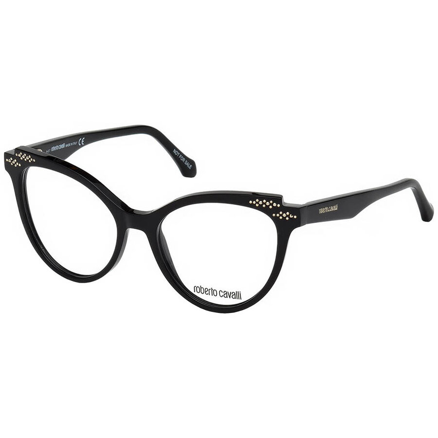 Rame ochelari de vedere dama Roberto Cavalli RC5064 001 Ochi de pisica originale cu comanda online