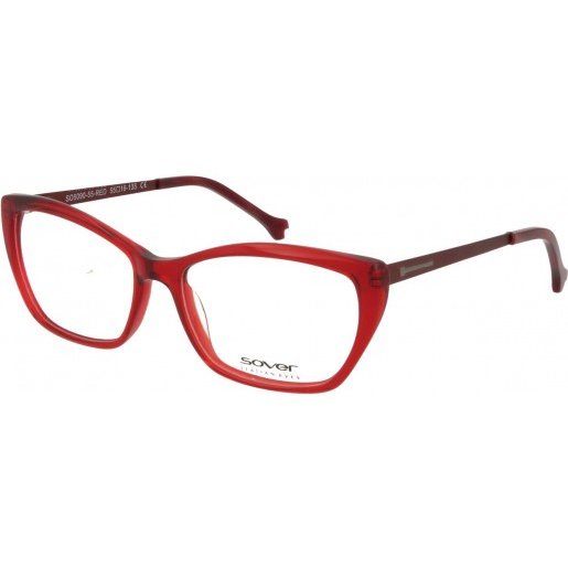 Rame ochelari de vedere dama SOVER SO5090-55-RED Ochi de pisica originale cu comanda online