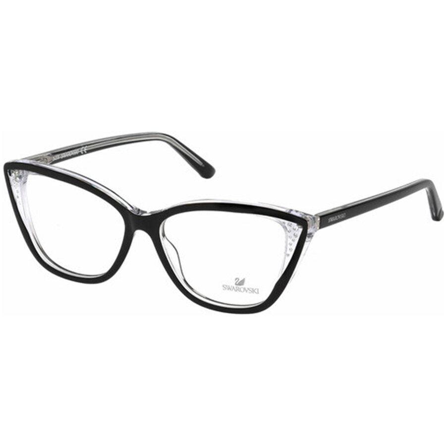Rame ochelari de vedere dama Swarovski SK5183-F 003 Ochi de pisica originale cu comanda online