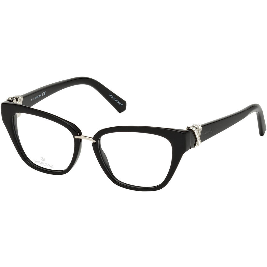 Rame ochelari de vedere dama Swarovski SK5251 001 Rectangulare originale cu comanda online