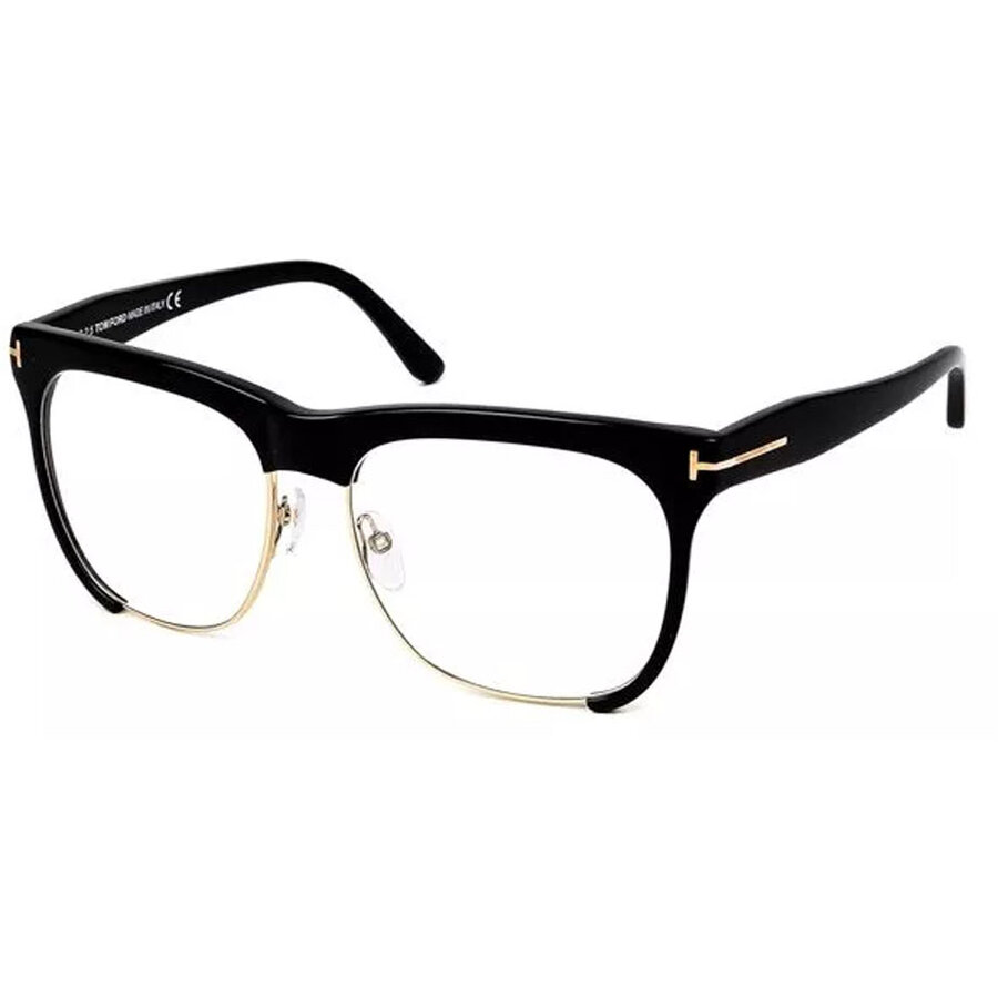 Rame ochelari de vedere dama Tom Ford FT0366 001 Rectangulare originale cu comanda online