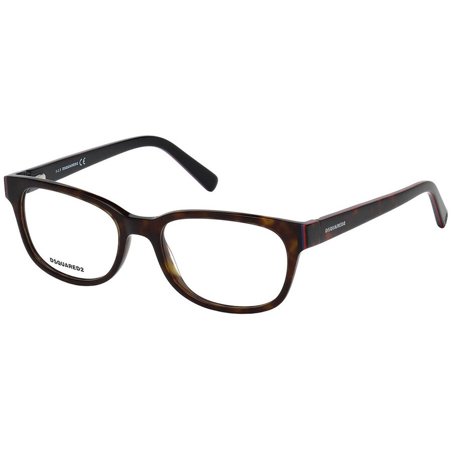 Rame ochelari de vedere unisex Dsquared DQ5218 052 Rectangulare originale cu comanda online