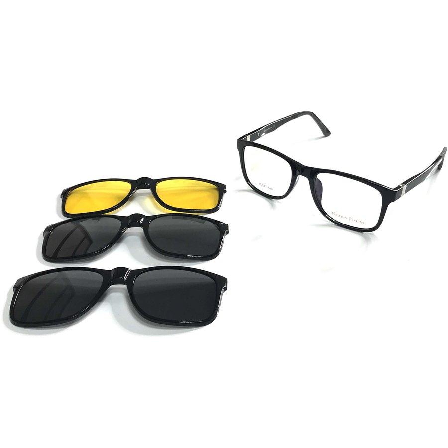 Rame ochelari de vedere unisex Massimo Perrini CLIP-ON T6604A C1 Clip-on originale cu comanda online