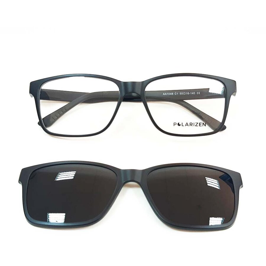 Rame ochelari de vedere unisex Polarizen CLIP-ON AA1048 C1 Clip-on originale cu comanda online