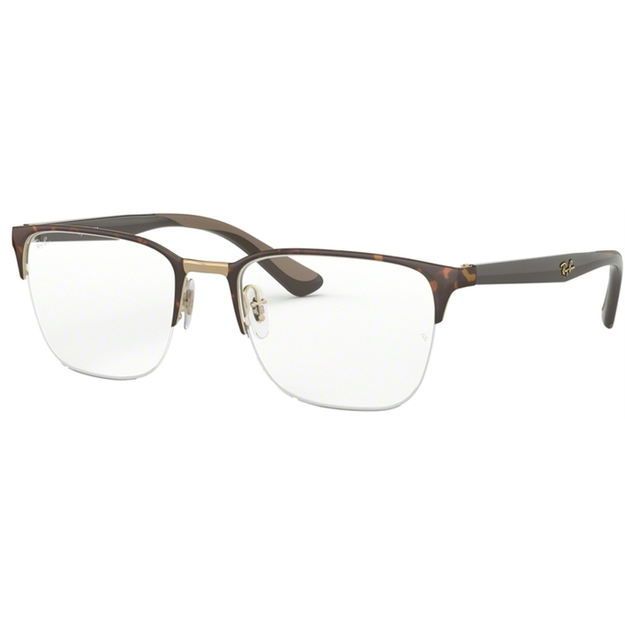 Rame ochelari de vedere unisex Ray-Ban RX6428 3001 Patrate originale cu comanda online