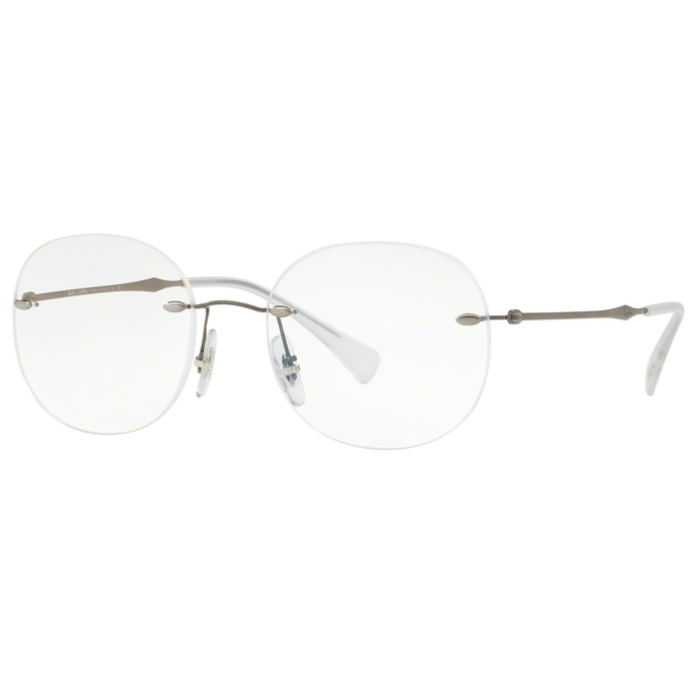 Rame ochelari de vedere unisex Ray-Ban RX8747 1000 Ovale originale cu comanda online