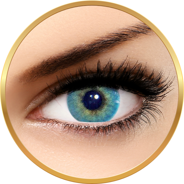 Solotica Hidrocor Topazio – lentile de contact colorate albastre anuale – 365 purtari (2 lentile/cutie) brand Solotica cu comanda online