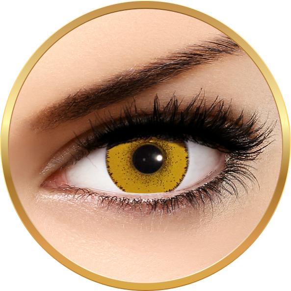 Solotica Solflex Colors Hype Amarela Yellow – lentile de contact colorate galbene lunare – 30 purtari (2 lentile/cutie) brand Solotica cu comanda online