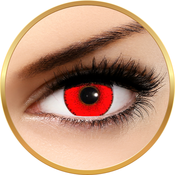 Solotica Solflex Colors Hype Vermelha Red – lentile de contact colorate rosii lunare – 30 purtari (2 lentile/cutie) brand Solotica cu comanda online