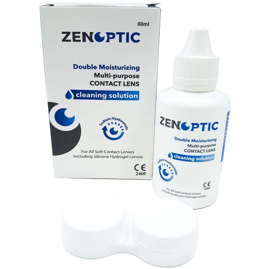 Solutie de curatare si intretinere lentile de contact ZENOPTIC Double Moisturizing 60 ml marca ZENOPTIC cu comanda online