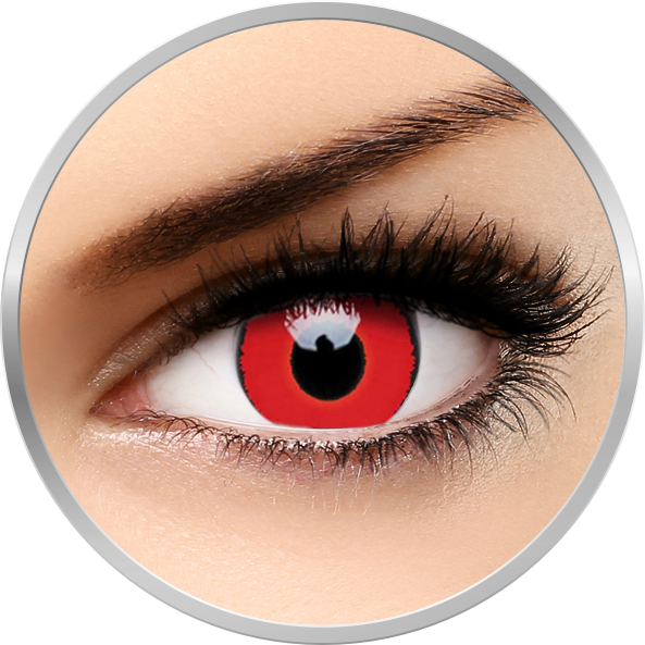 Voldermort – lentile de contact colorate rosii trimestriale – 90 purtari (2 lentile/cutie) brand ColourVUE cu comanda online